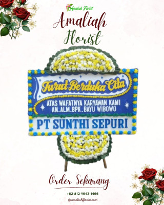 Papan Bunga Duka di Alai Parak Kopi