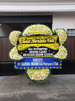 Papan Bunga Duka di Alai Parak Kopi